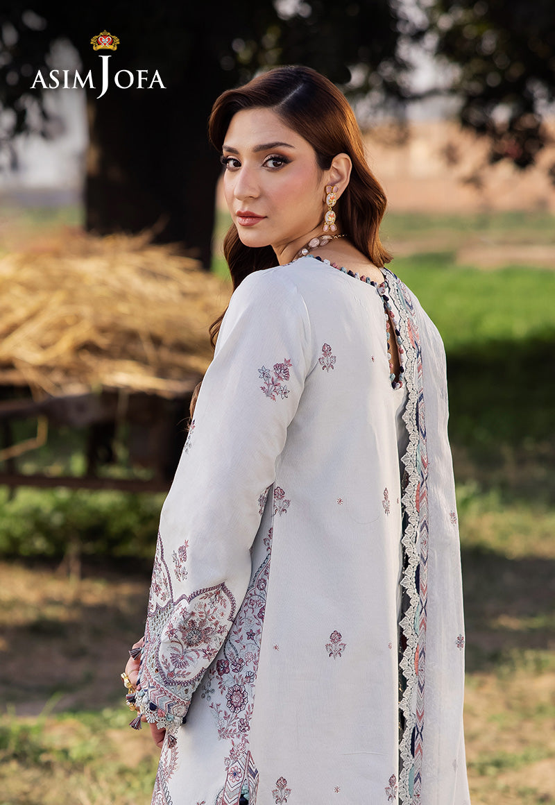 Asim Jofa | Luxury Lawn 25 | AJELL-10 - by - Libasekhas UK - Registered Vendor of : Asim Jofa - 100% Original Designer Dresss