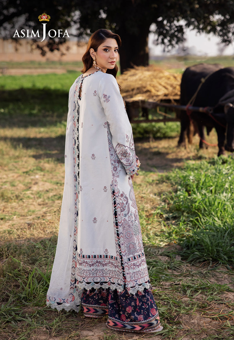 Asim Jofa | Luxury Lawn 25 | AJELL-10 - by - Libasekhas UK - Registered Vendor of : Asim Jofa - 100% Original Designer Dresss