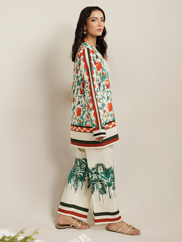Rajbari | Amal Summer Prints Exclusive | Amal Summer Prints - 13 - by - Libasekhas UK - Registered Vendor of : Rajbari - 100% Original Designer Dresss