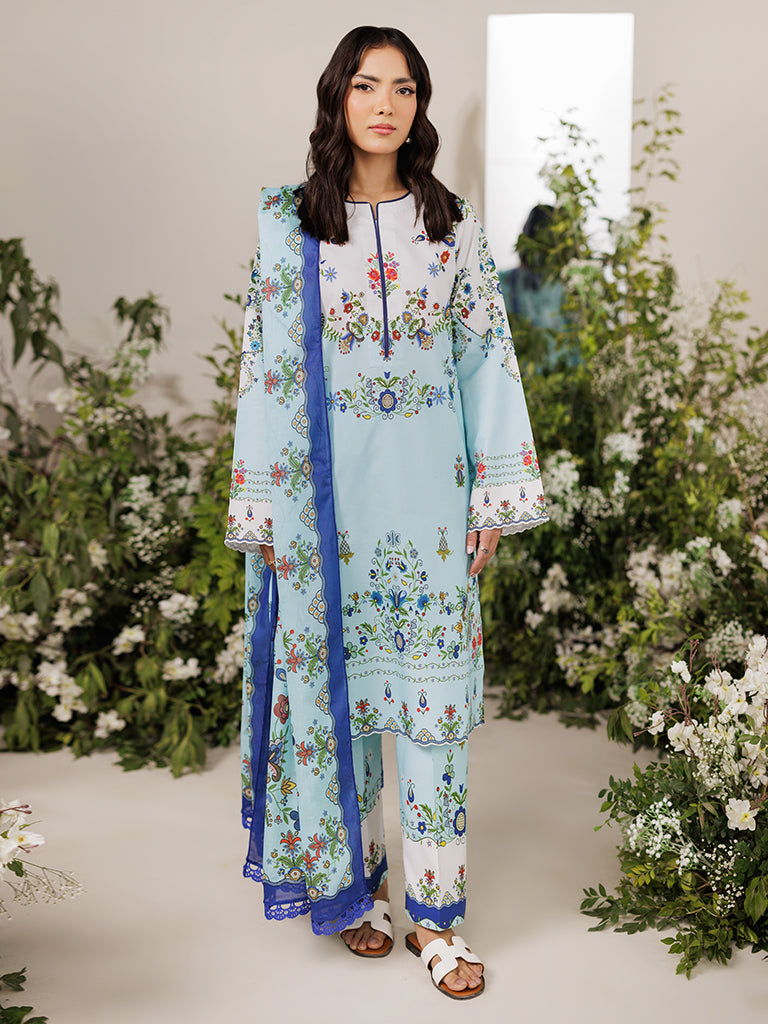 Rajbari | Amal Summer Prints Exclusive | Amal Summer Prints - 10 - by - Libasekhas UK - Registered Vendor of : Rajbari - 100% Original Designer Dresss