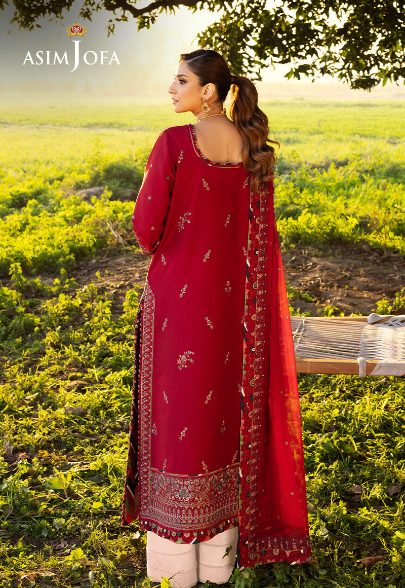 Asim Jofa | Luxury Lawn 25 | AJELL-06 - by - Libasekhas UK - Registered Vendor of : Asim Jofa - 100% Original Designer Dresss