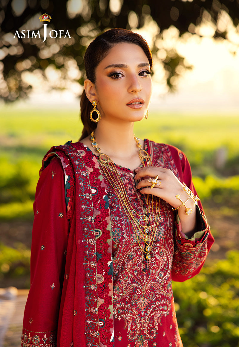 Asim Jofa | Luxury Lawn 25 | AJELL-06 - by - Libasekhas UK - Registered Vendor of : Asim Jofa - 100% Original Designer Dresss