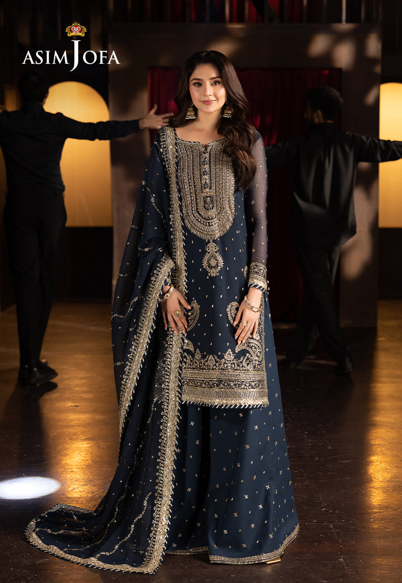 Asim Jofa | Festive Opulence | AJFO-02 - by - Libasekhas UK - Registered Vendor of : Asim Jofa - 100% Original Designer Dresss