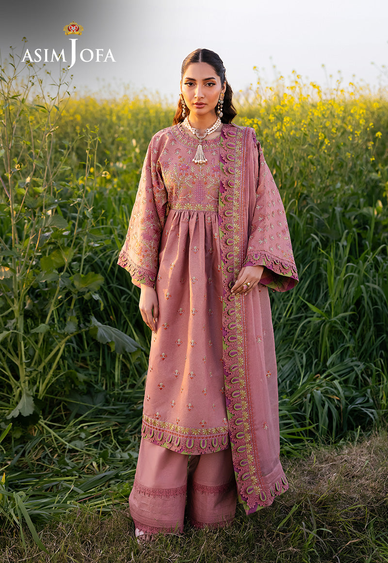 Asim Jofa | Luxury Lawn 25 | AJELL-16 - by - Libasekhas UK - Registered Vendor of : Asim Jofa - 100% Original Designer Dresss