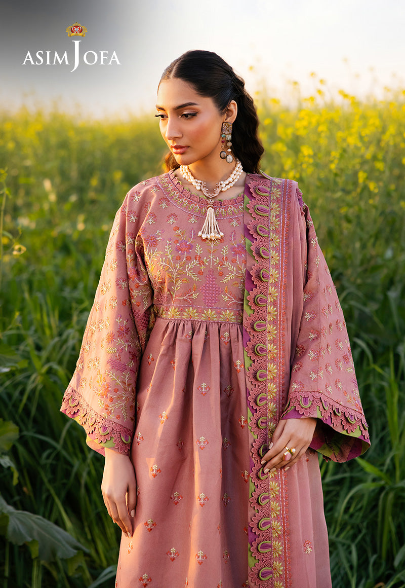 Asim Jofa | Luxury Lawn 25 | AJELL-16 - by - Libasekhas UK - Registered Vendor of : Asim Jofa - 100% Original Designer Dresss