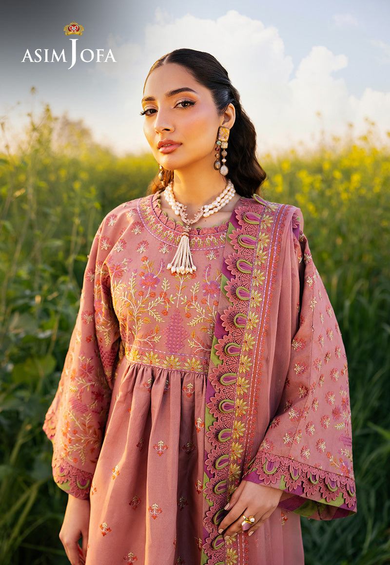 Asim Jofa | Luxury Lawn 25 | AJELL-16 - by - Libasekhas UK - Registered Vendor of : Asim Jofa - 100% Original Designer Dresss