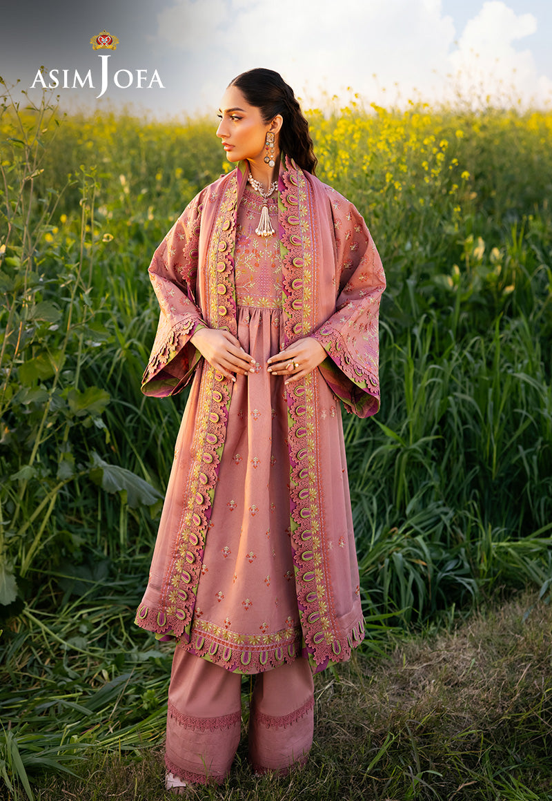 Asim Jofa | Luxury Lawn 25 | AJELL-16 - by - Libasekhas UK - Registered Vendor of : Asim Jofa - 100% Original Designer Dresss