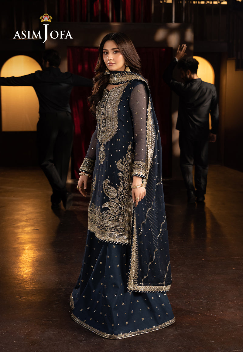 Asim Jofa | Festive Opulence | AJFO-02 - by - Libasekhas UK - Registered Vendor of : Asim Jofa - 100% Original Designer Dresss