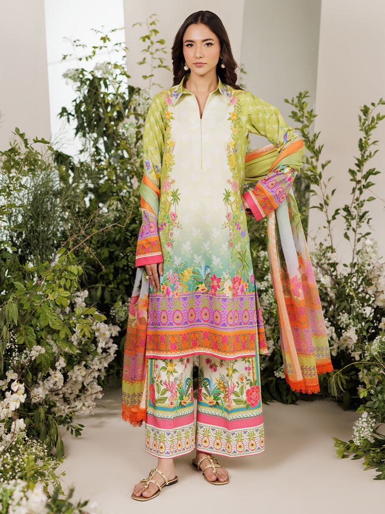 Rajbari | Amal Summer Prints Exclusive | Amal Summer Prints - 07 - by - Libasekhas UK - Registered Vendor of : Rajbari - 100% Original Designer Dresss