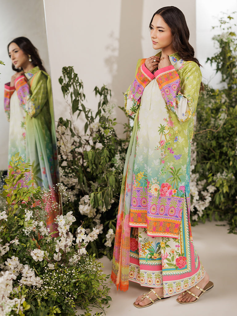 Rajbari | Amal Summer Prints Exclusive | Amal Summer Prints - 07 - by - Libasekhas UK - Registered Vendor of : Rajbari - 100% Original Designer Dresss