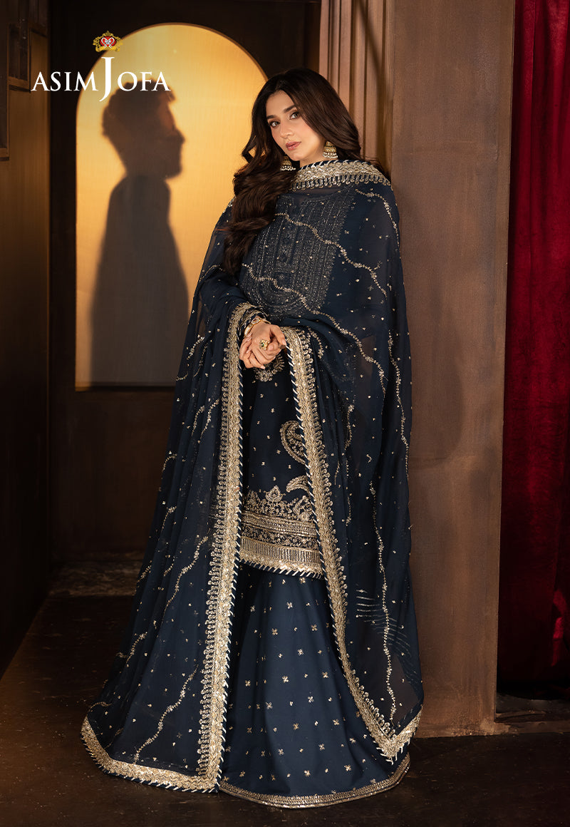 Asim Jofa | Festive Opulence | AJFO-02 - by - Libasekhas UK - Registered Vendor of : Asim Jofa - 100% Original Designer Dresss