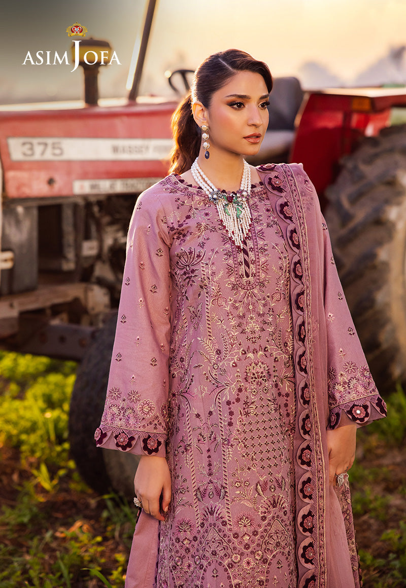 Asim Jofa | Luxury Lawn 25 | AJELL-02 - by - Libasekhas UK - Registered Vendor of : Asim Jofa - 100% Original Designer Dresss