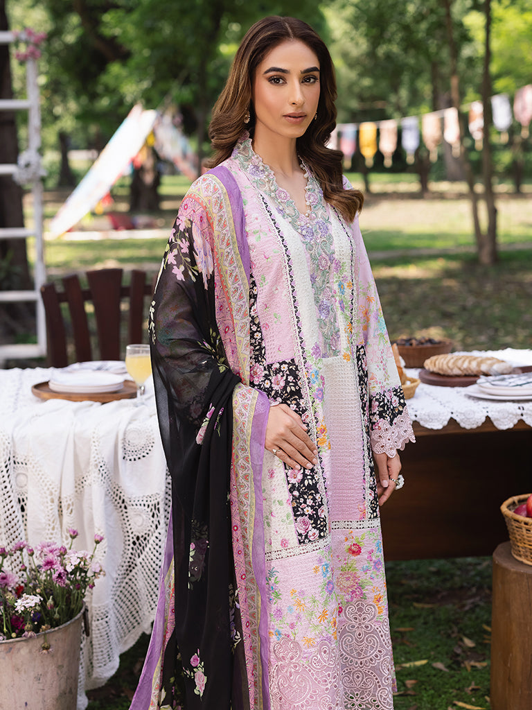 Rajbari | Schiffli Printkari Exclusive | Schiffli Printkari - 01 - by - Libasekhas UK - Registered Vendor of : Rajbari - 100% Original Designer Dresss