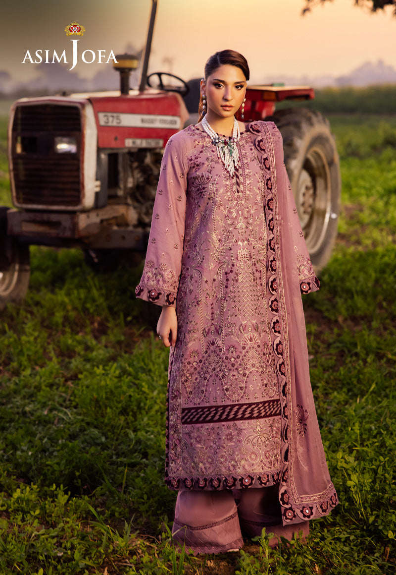 Asim Jofa | Luxury Lawn 25 | AJELL-02 - by - Libasekhas UK - Registered Vendor of : Asim Jofa - 100% Original Designer Dresss