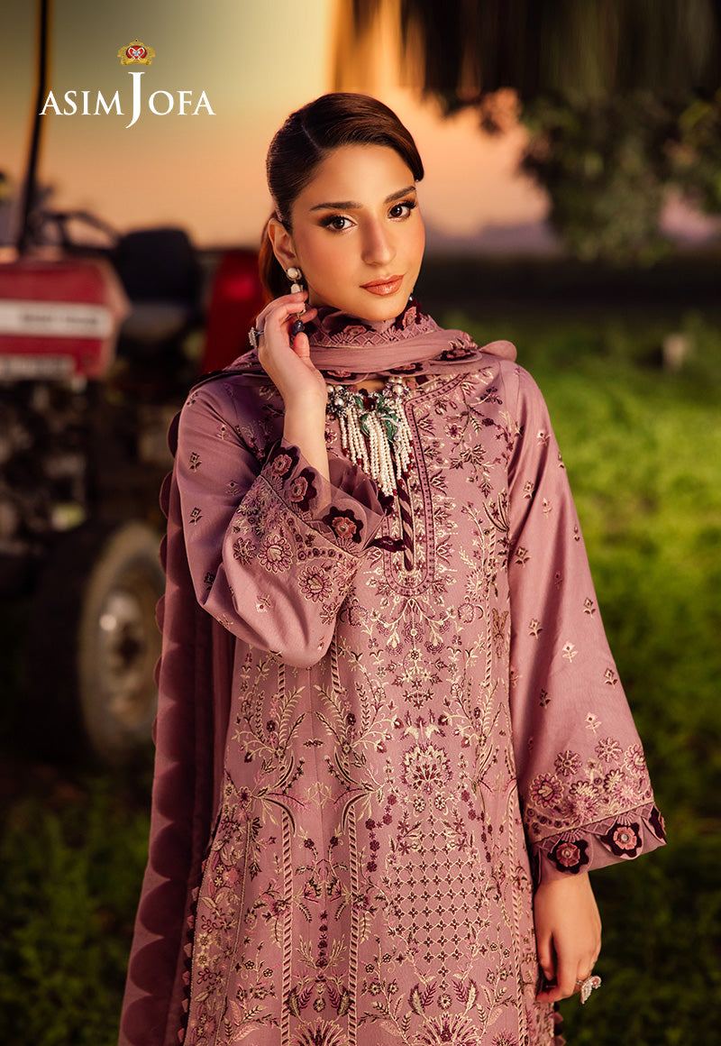 Asim Jofa | Luxury Lawn 25 | AJELL-02 - by - Libasekhas UK - Registered Vendor of : Asim Jofa - 100% Original Designer Dresss