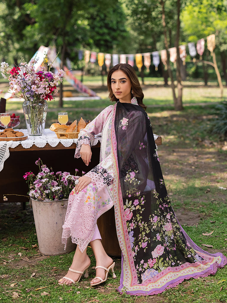 Rajbari | Schiffli Printkari Exclusive | Schiffli Printkari - 01 - by - Libasekhas UK - Registered Vendor of : Rajbari - 100% Original Designer Dresss