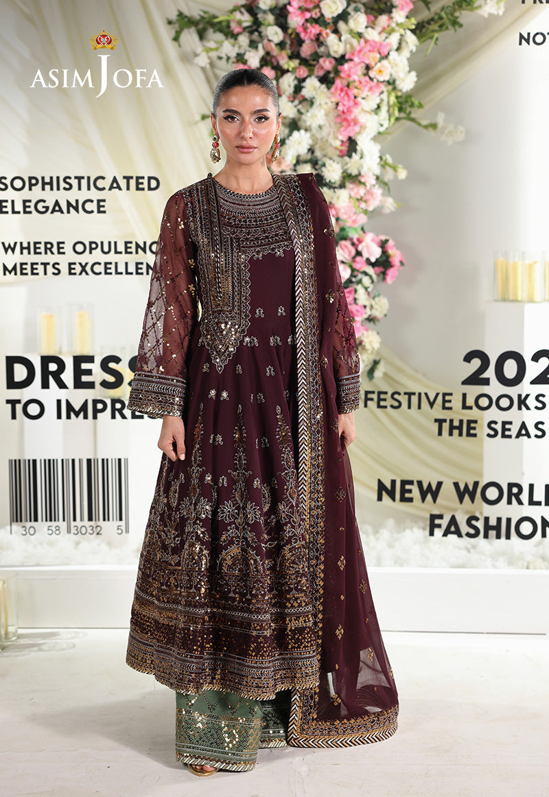 Asim Jofa | En Vogue |AJUEV-09 - by Libasekhas UK - Registered Vendor of : Asim Jofa - 100% Original Designer Dress