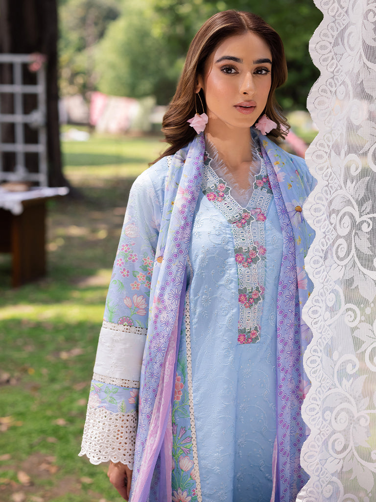Rajbari | Schiffli Printkari Exclusive | Schiffli Printkari - 04 - by - Libasekhas UK - Registered Vendor of : Rajbari - 100% Original Designer Dresss
