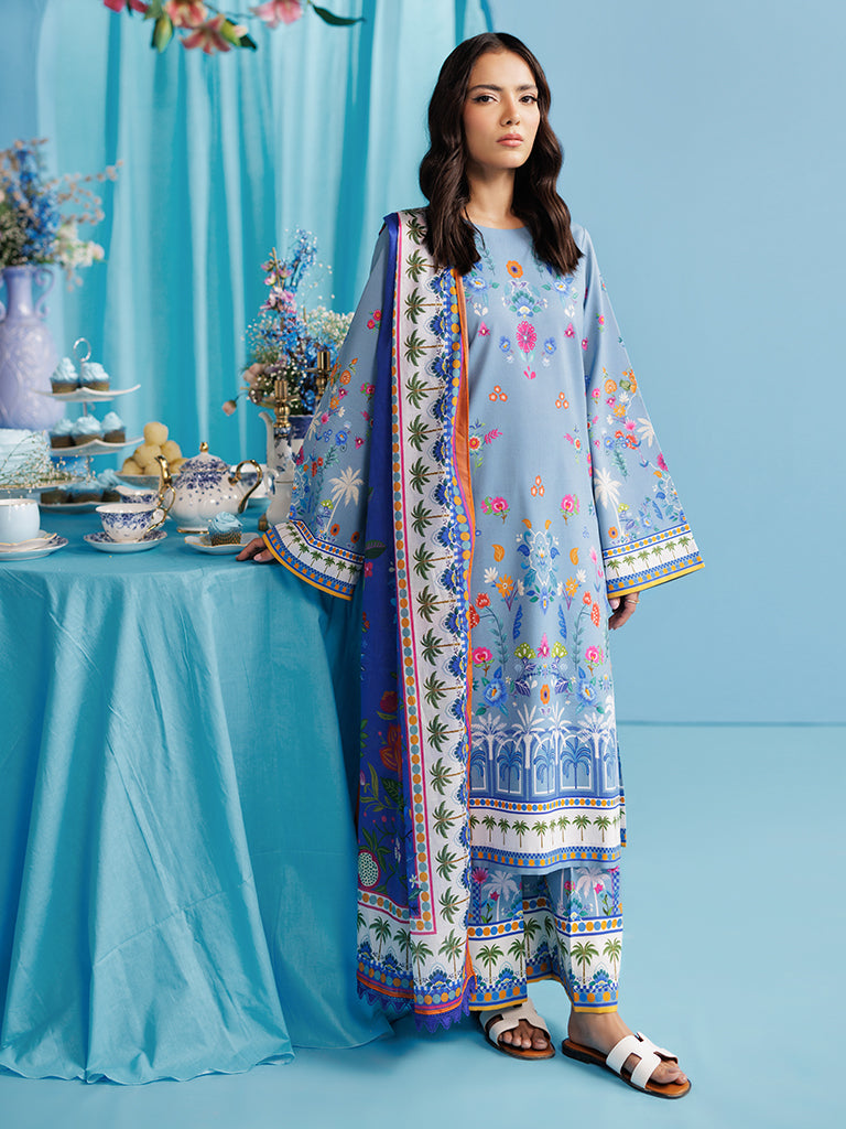 Rajbari | Amal Summer Prints Exclusive | Amal Summer Prints - 08 - by - Libasekhas UK - Registered Vendor of : Rajbari - 100% Original Designer Dresss