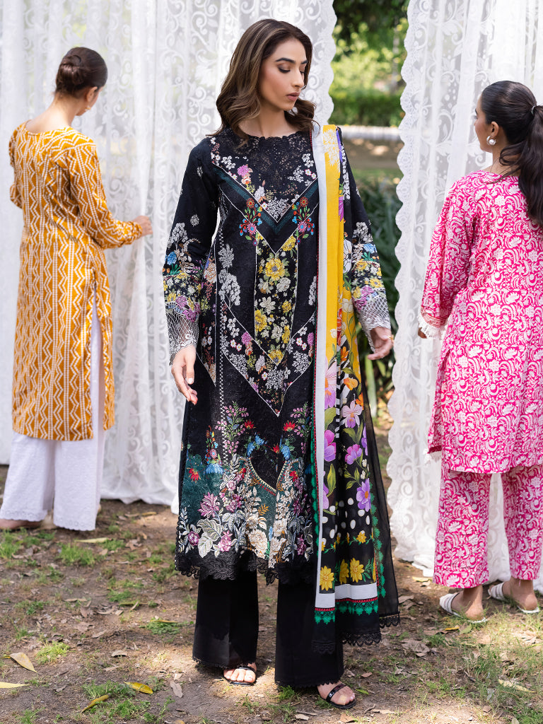Rajbari | Schiffli Printkari Exclusive | Schiffli Printkari - 10 - by - Libasekhas UK - Registered Vendor of : Rajbari - 100% Original Designer Dresss