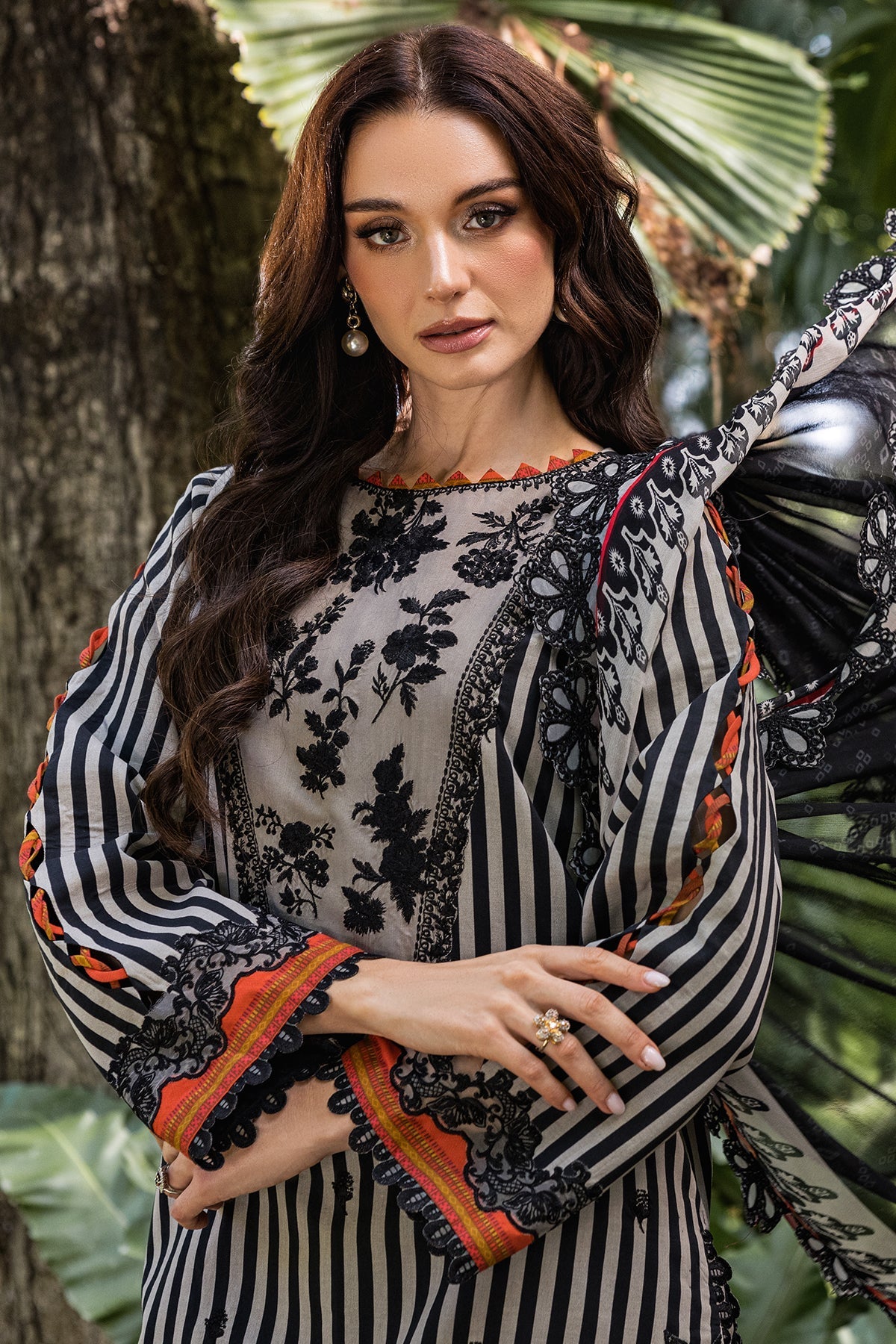 Charizma | Naranji Lawn | CN5-03 - Ladies Clothes -  Libasekhas
