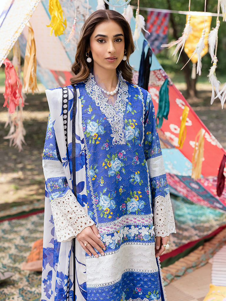 Rajbari | Schiffli Printkari Exclusive | Schiffli Printkari - 06 - by - Libasekhas UK - Registered Vendor of : Rajbari - 100% Original Designer Dresss