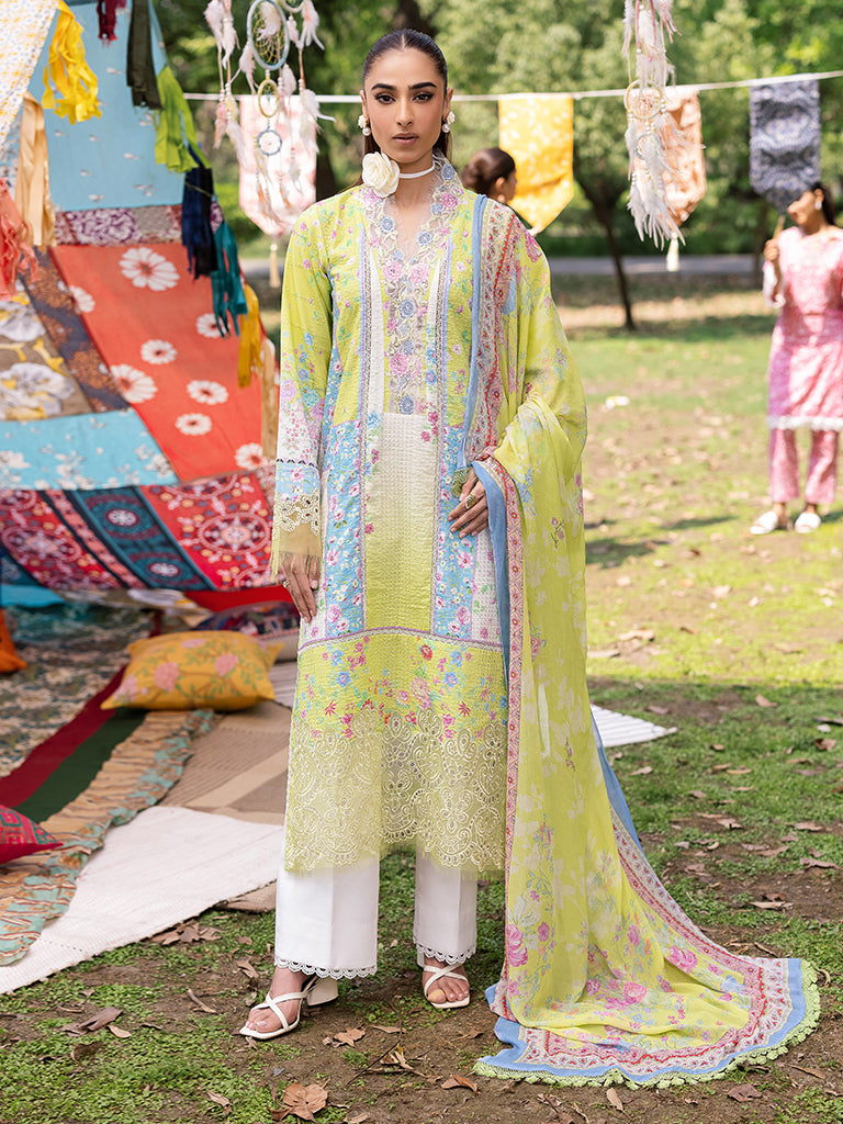 Rajbari | Schiffli Printkari Exclusive | Schiffli Printkari - 09 - by - Libasekhas UK - Registered Vendor of : Rajbari - 100% Original Designer Dresss
