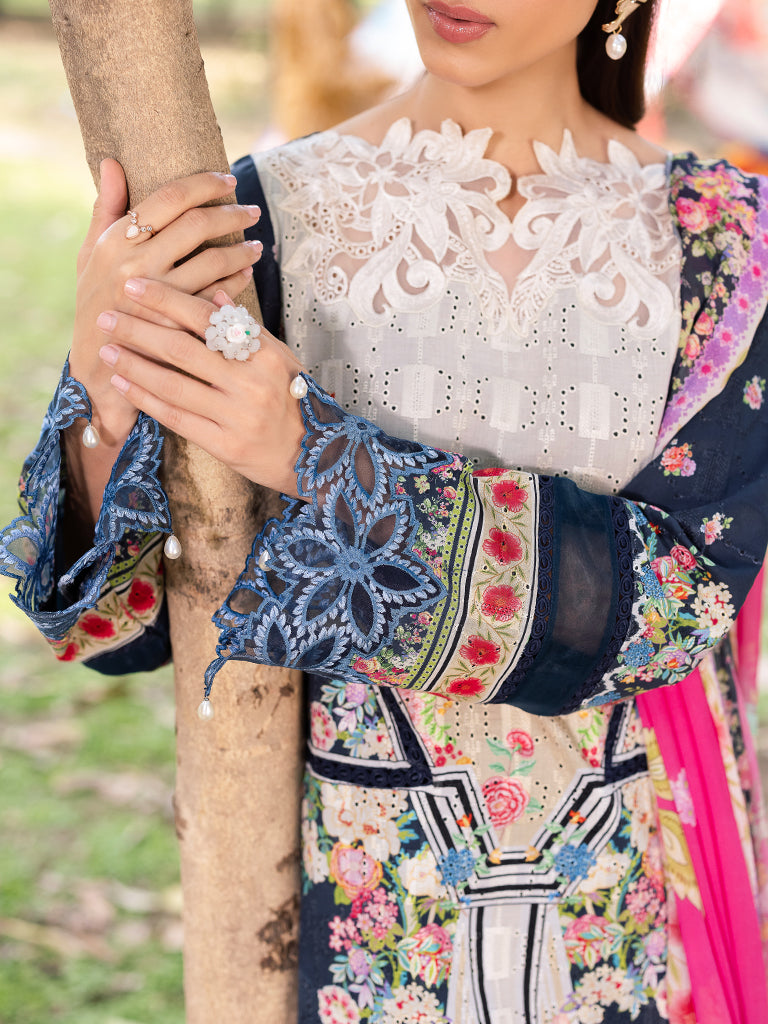 Rajbari | Schiffli Printkari Exclusive | Schiffli Printkari - 12 - by - Libasekhas UK - Registered Vendor of : Rajbari - 100% Original Designer Dresss