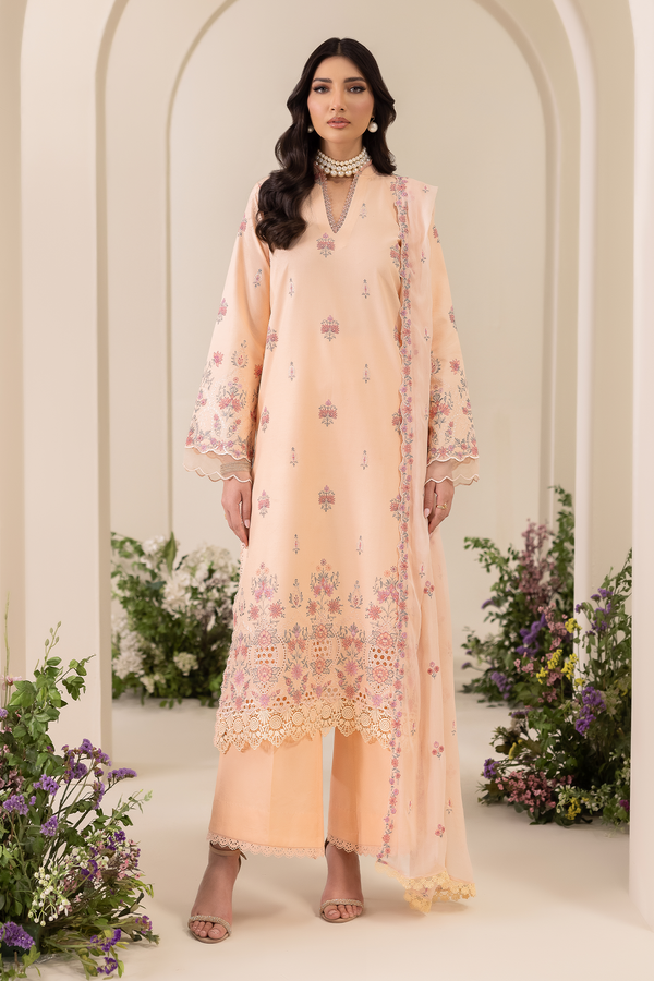 Rajbari | Premium Edition | Embroidered Chiffon Dopatta 04 - by Libasekhas UK - Registered Vendor of : Rajbari - 100% Original Designer Dress