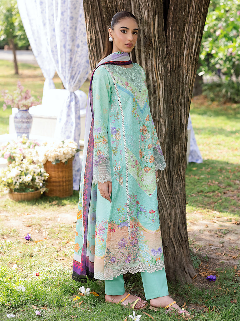 Rajbari | Schiffli Printkari Exclusive | Schiffli Printkari - 05 - by - Libasekhas UK - Registered Vendor of : Rajbari - 100% Original Designer Dresss
