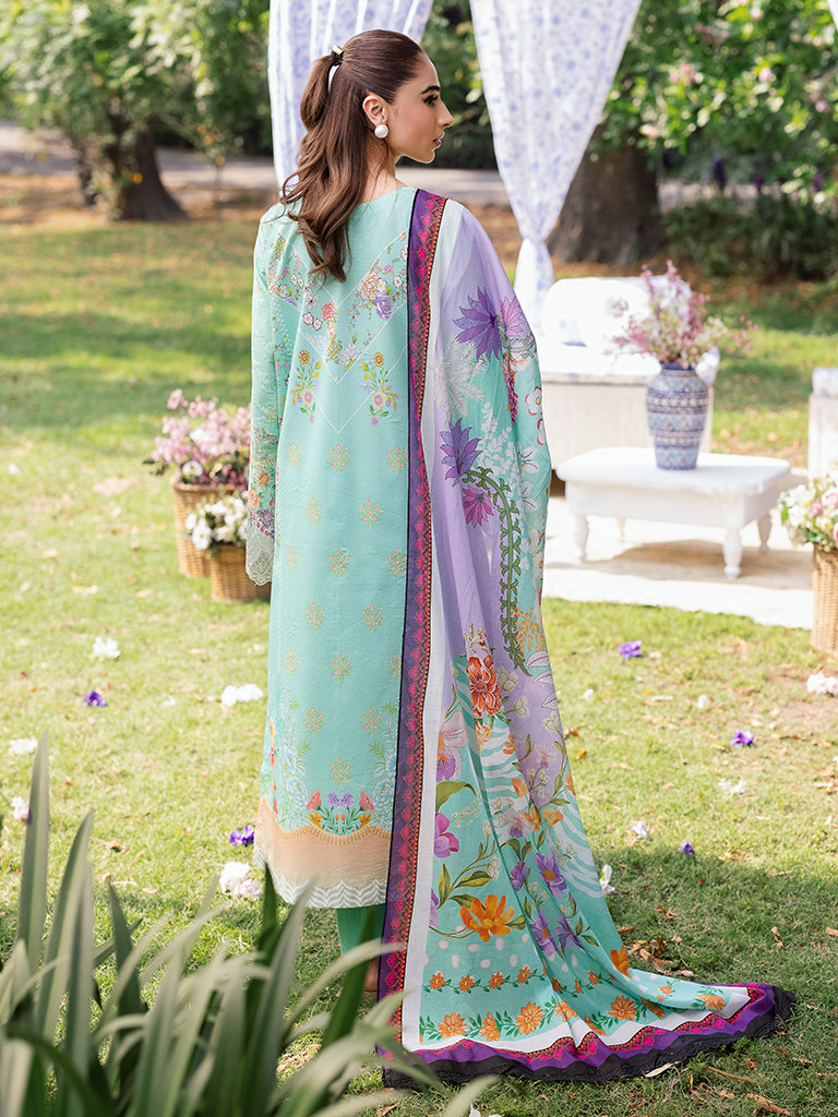 Rajbari | Schiffli Printkari Exclusive | Schiffli Printkari - 05 - by - Libasekhas UK - Registered Vendor of : Rajbari - 100% Original Designer Dresss