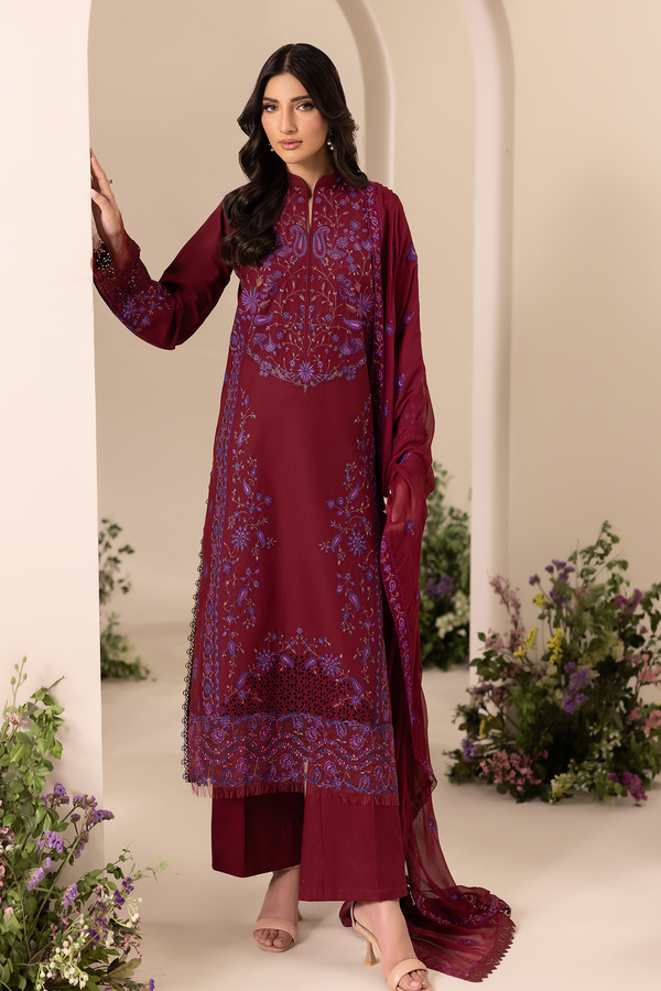Rajbari | Premium Edition | Embroidered Chiffon Dopatta 08 - by Libasekhas UK - Registered Vendor of : Rajbari - 100% Original Designer Dress