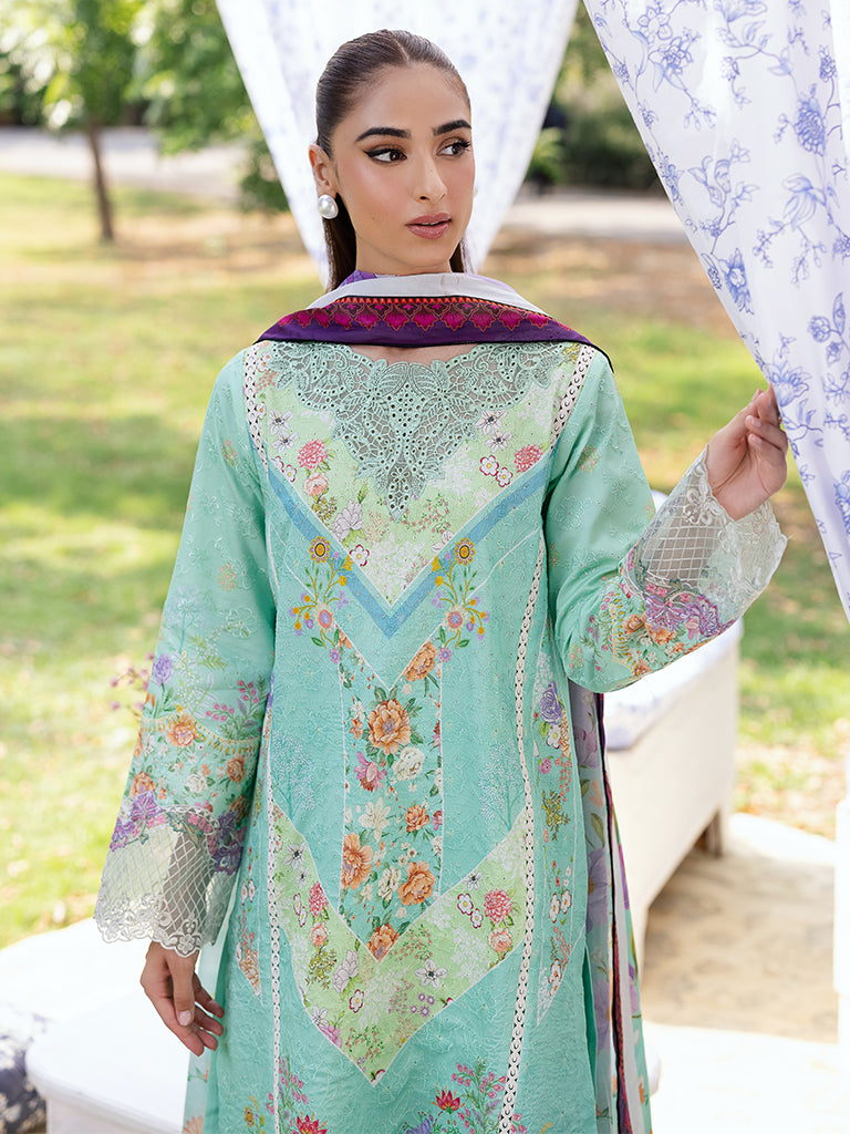 Rajbari | Schiffli Printkari Exclusive | Schiffli Printkari - 05 - by - Libasekhas UK - Registered Vendor of : Rajbari - 100% Original Designer Dresss