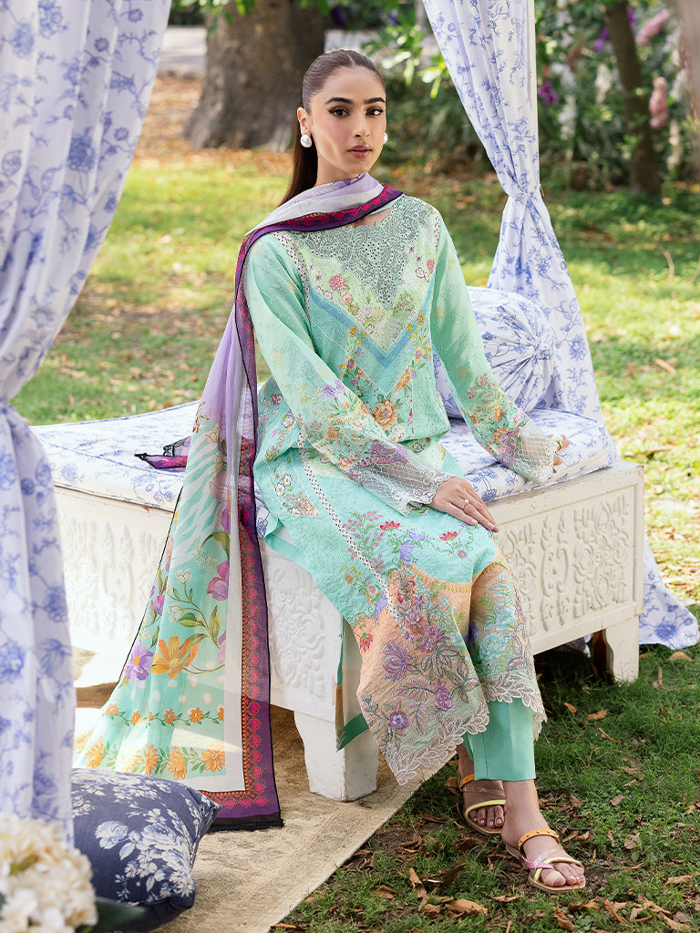 Rajbari | Schiffli Printkari Exclusive | Schiffli Printkari - 05 - by - Libasekhas UK - Registered Vendor of : Rajbari - 100% Original Designer Dresss