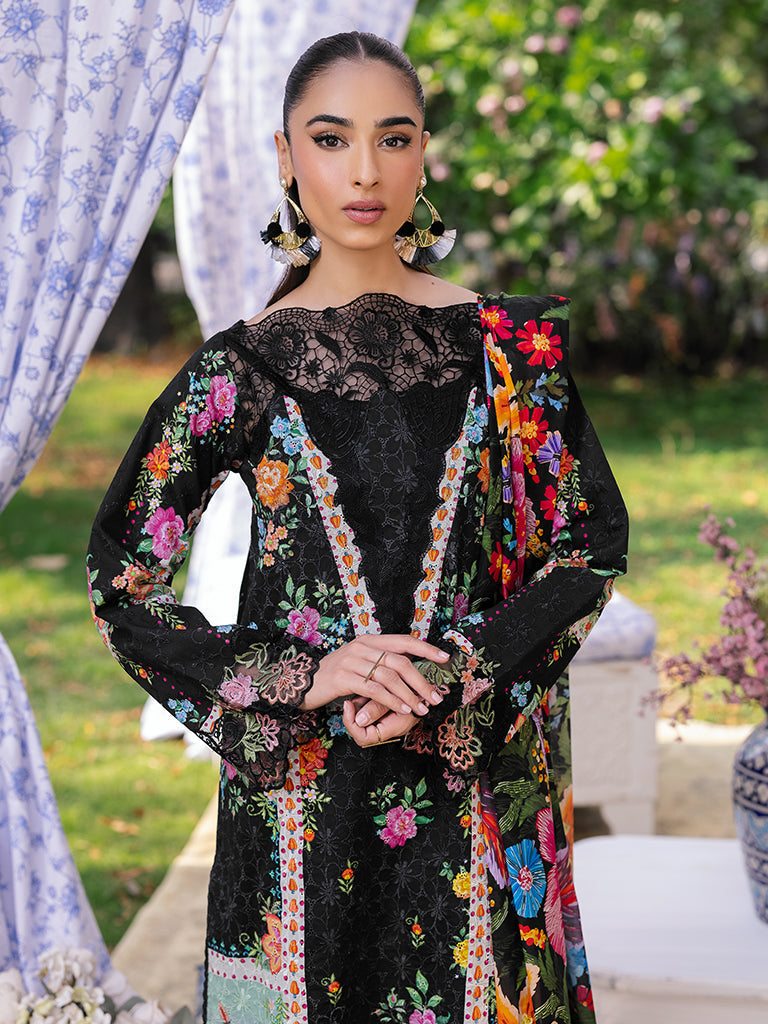 Rajbari | Schiffli Printkari Exclusive | Schiffli Printkari - 03 - by - Libasekhas UK - Registered Vendor of : Rajbari - 100% Original Designer Dresss