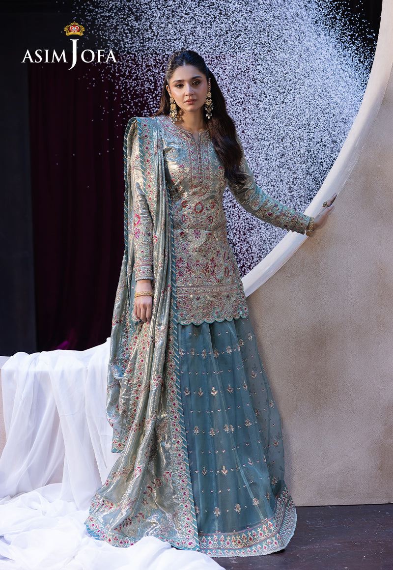 Asim Jofa | Festive Opulence | AJFO-14 - by - Libasekhas UK - Registered Vendor of : Asim Jofa - 100% Original Designer Dresss