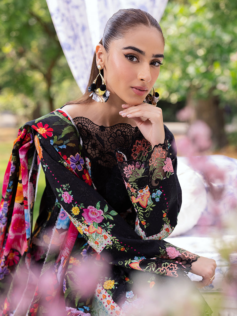 Rajbari | Schiffli Printkari Exclusive | Schiffli Printkari - 03 - by - Libasekhas UK - Registered Vendor of : Rajbari - 100% Original Designer Dresss