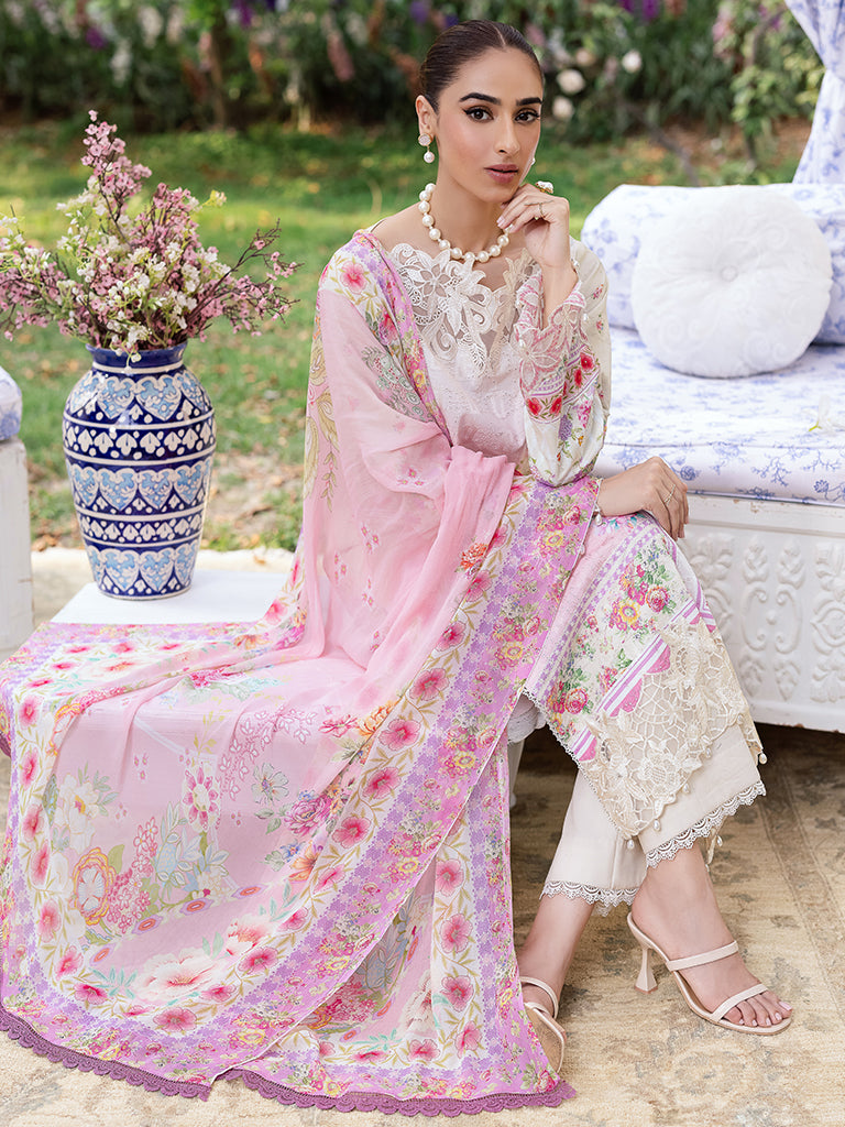 Rajbari | Schiffli Printkari Exclusive | Schiffli Printkari - 07 - by - Libasekhas UK - Registered Vendor of : Rajbari - 100% Original Designer Dresss