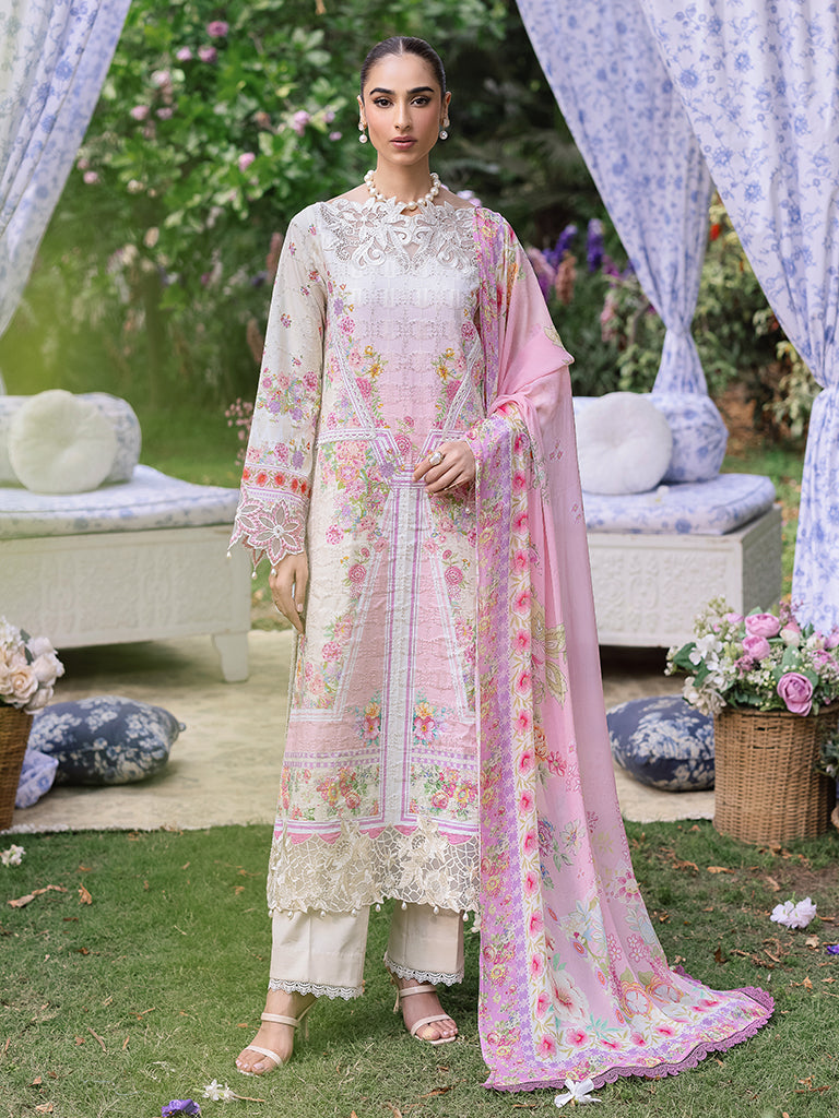 Rajbari | Schiffli Printkari Exclusive | Schiffli Printkari - 07 - by - Libasekhas UK - Registered Vendor of : Rajbari - 100% Original Designer Dresss