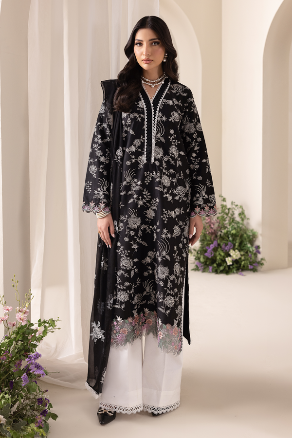 Rajbari | Premium Edition | Embroidered Chiffon Dopatta 10 - by Libasekhas UK - Registered Vendor of : Rajbari - 100% Original Designer Dress