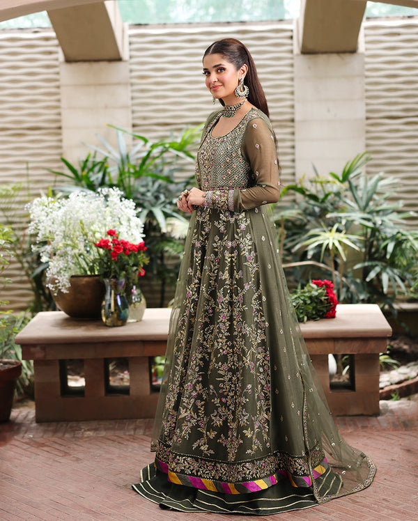 Roheenaz | Aangan Chiffon Collection 25 | Mehwar - by Libasekhas UK - Registered Vendor of : Roheenaz - 100% Original Designer Dress