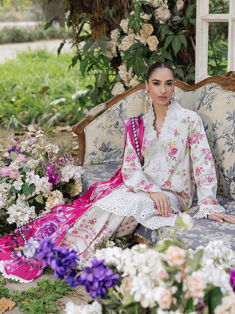 Rajbari | Schiffli Printkari Exclusive | Schiffli Printkari - 02 - by - Libasekhas UK - Registered Vendor of : Rajbari - 100% Original Designer Dresss
