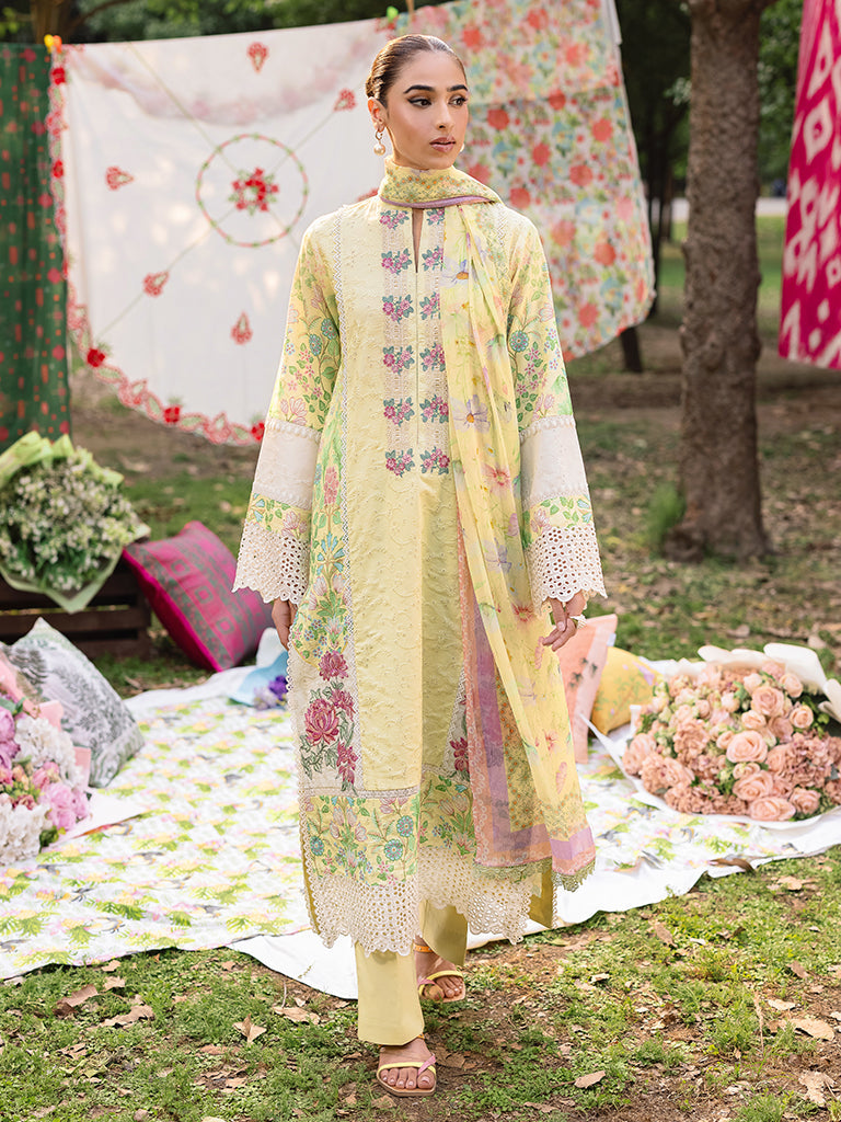 Rajbari | Schiffli Printkari Exclusive | Schiffli Printkari - 11 - by - Libasekhas UK - Registered Vendor of : Rajbari - 100% Original Designer Dresss