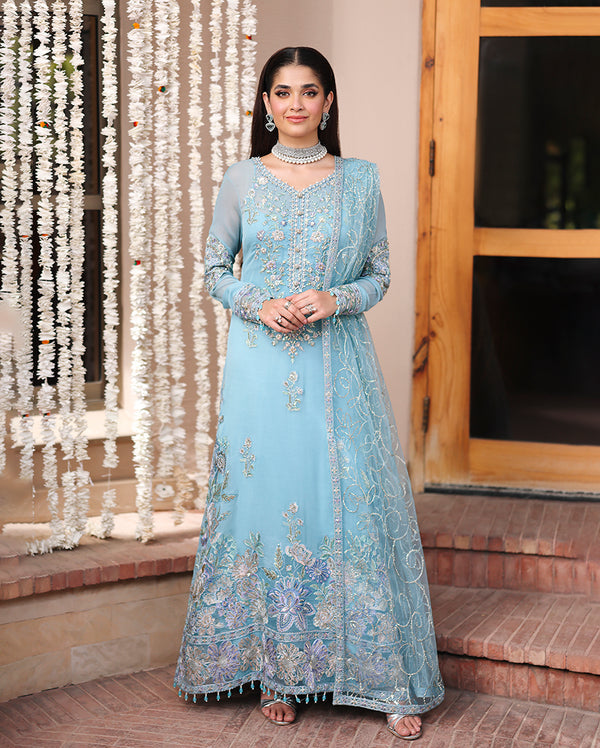 Roheenaz | Aangan Chiffon Collection 25 | Wafa - by Libasekhas UK - Registered Vendor of : Roheenaz - 100% Original Designer Dress
