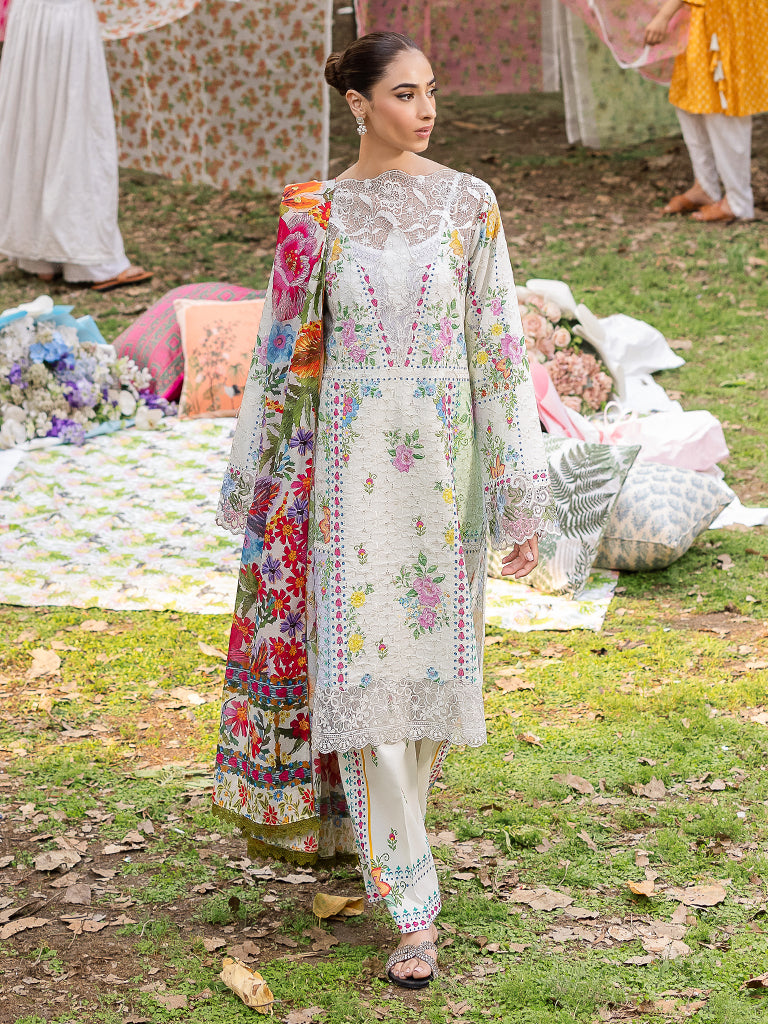 Rajbari | Schiffli Printkari Exclusive | Schiffli Printkari - 08 - by - Libasekhas UK - Registered Vendor of : Rajbari - 100% Original Designer Dresss