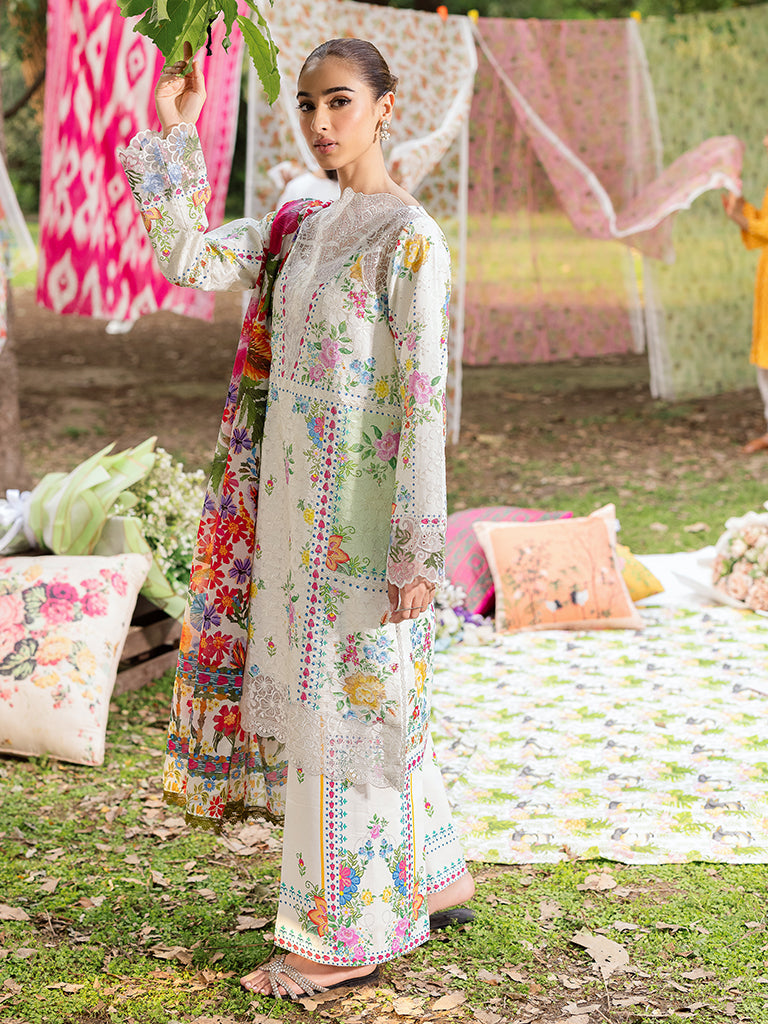 Rajbari | Schiffli Printkari Exclusive | Schiffli Printkari - 08 - by - Libasekhas UK - Registered Vendor of : Rajbari - 100% Original Designer Dresss