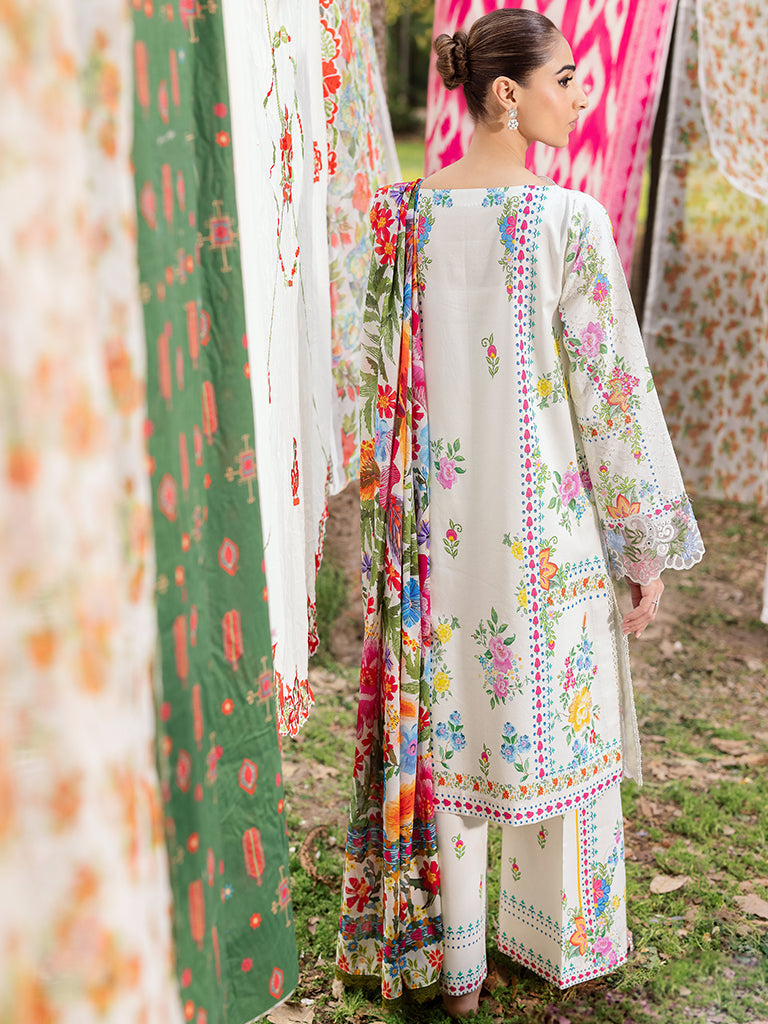 Rajbari | Schiffli Printkari Exclusive | Schiffli Printkari - 08 - by - Libasekhas UK - Registered Vendor of : Rajbari - 100% Original Designer Dresss