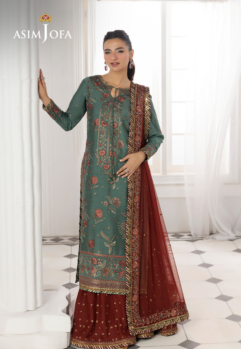 Asim Jofa | Izel Luxury Collection |AJIZL-07 - by Libasekhas UK - Registered Vendor of : Asim Jofa - 100% Original Designer Dress