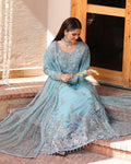Roheenaz | Aangan Chiffon Collection 25 | Wafa - by Libasekhas UK - Registered Vendor of : Roheenaz - 100% Original Designer Dress