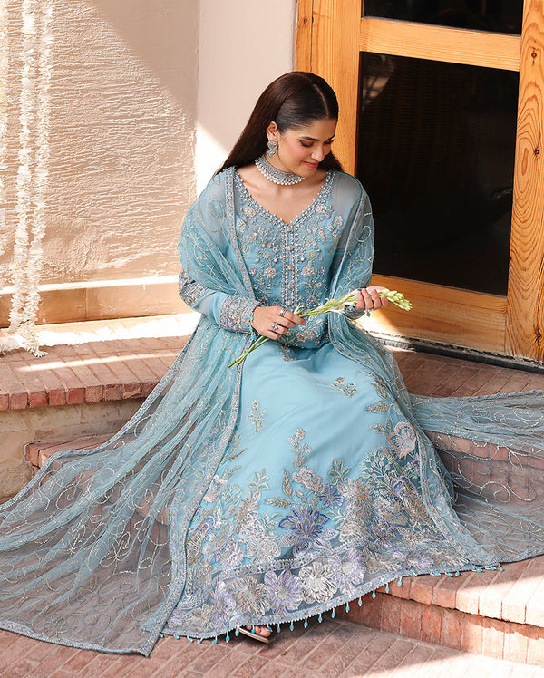 Roheenaz | Aangan Chiffon Collection 25 | Wafa - by Libasekhas UK - Registered Vendor of : Roheenaz - 100% Original Designer Dress
